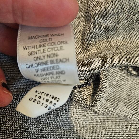 J. Jill Wearever Collection Rayon Stretch Jacket Black Rinse size small Petite - Picture 6 of 7